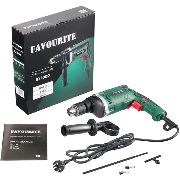 Дрель ударная Favourite ID 1000