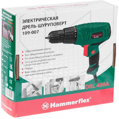 Шуруповерт сетевой Hammer Flex DRL400A