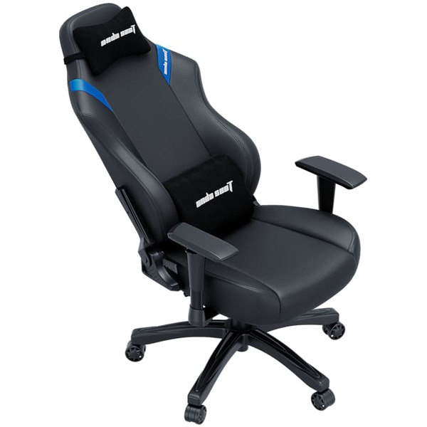 Игровое кресло AndaSeat Luna L, черный/синий (AD18-44-BS-PV)