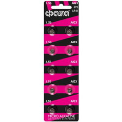 Батарейка ФАZА AG3/LR41 (10 шт)