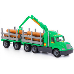 Автомобиль-лесовоз с прицепом  Полесье 55675 Майк