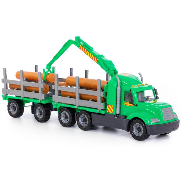 Автомобиль-лесовоз с прицепом  Полесье 55675 Майк