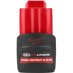 Аккумулятор Milwaukee M12 M12HB2.5 4932480164 (12В/2.5 Ач)