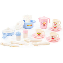 Набор игрушечной посуды Полесье Настенька 79947 (на 4 персоны)