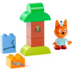 Конструктор Полесье Макси Три кота. Коржик на прогулке 63745