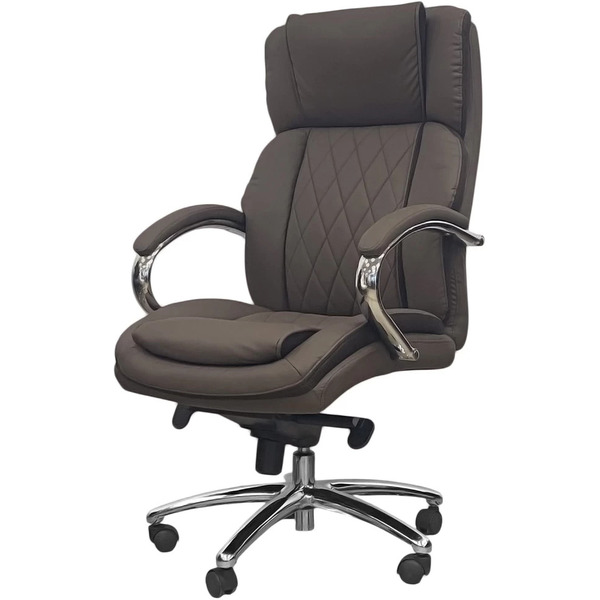 Кресло офисное Situp MARSEL CHROME (экокожа Dark Broun )