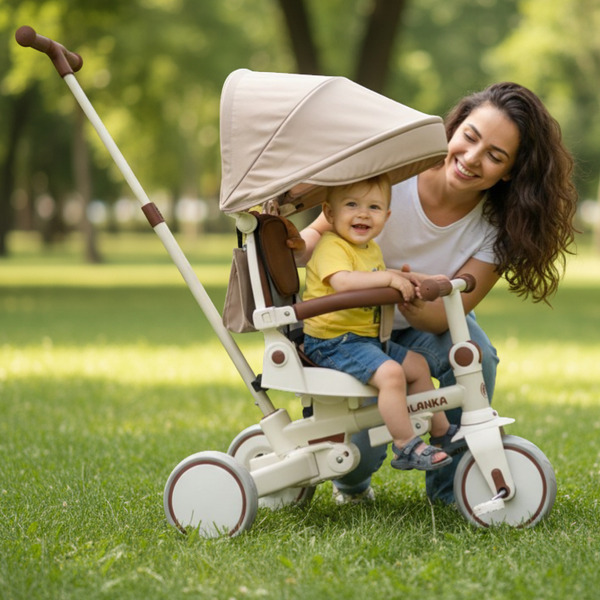 Детский велосипед Bubago Malanka BG 211-1 (бежевый)