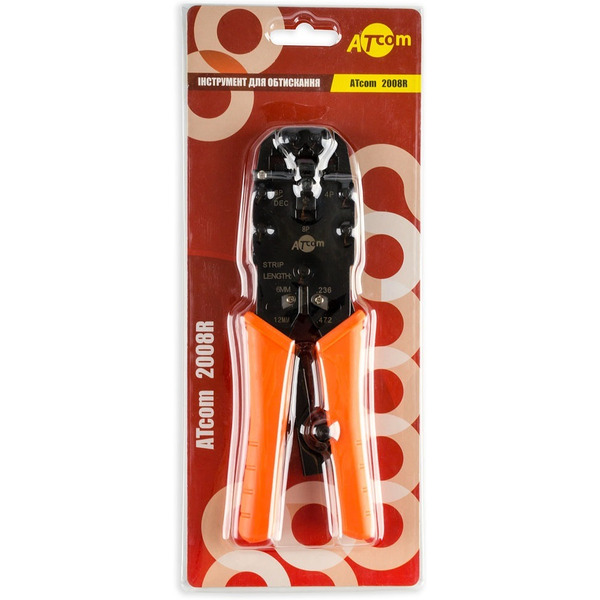 Клещи обжимные ATcom 2008R AT3787
