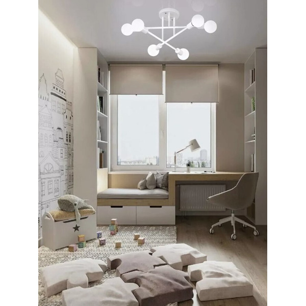 Люстра Sundays Home R-24 6204 (черный)