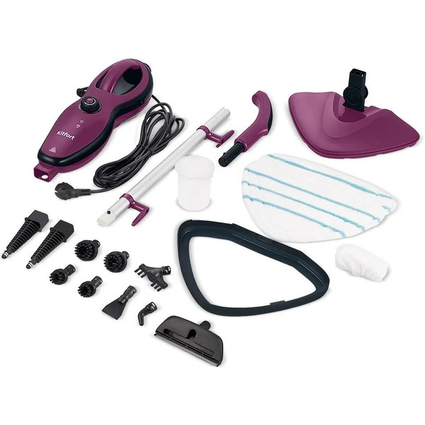 Паровая швабра 2 в 1 Kitfort КТ-3938