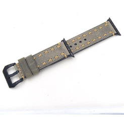 Ремешок Bingo Leather Cross для APPLE Watch Серый