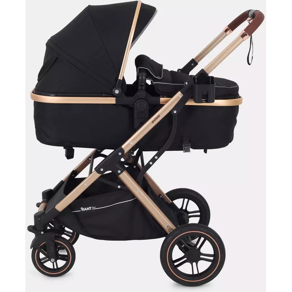 Детская универсальная коляска Rant Basic Pulsar Gold 2 в 1 RA160 (черный)