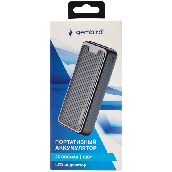Внешний аккумулятор Gembird GPB-20