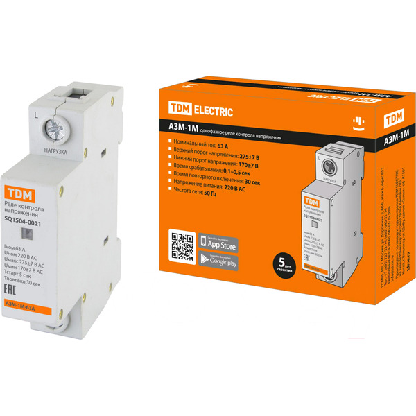 Реле напряжения TDM Electric SQ1504-0021