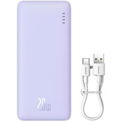 Внешний аккумулятор Baseus Airpow Fast Charge Power Bank 20W 20000mAh (сиреневый)