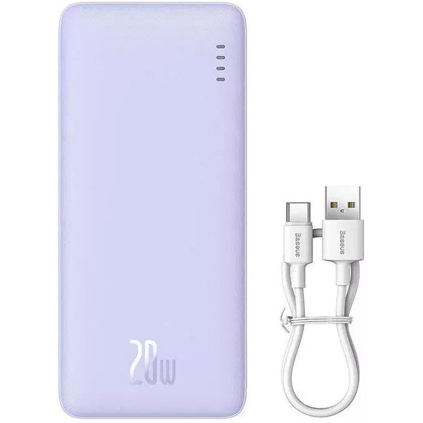 Внешний аккумулятор Baseus Airpow Fast Charge Power Bank 20W 20000mAh (сиреневый)