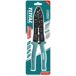 Клещи для зачистки и обжима проводов Total 250 мм THT15101