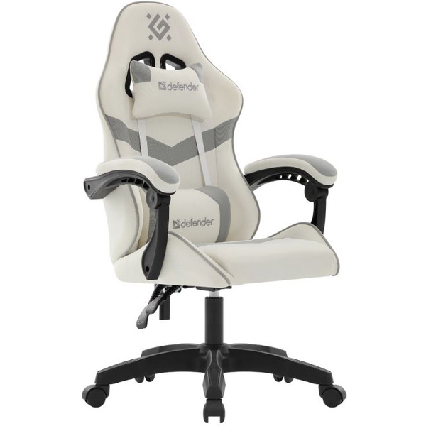 Кресло компьютерное Defender Savage (белый/серый)