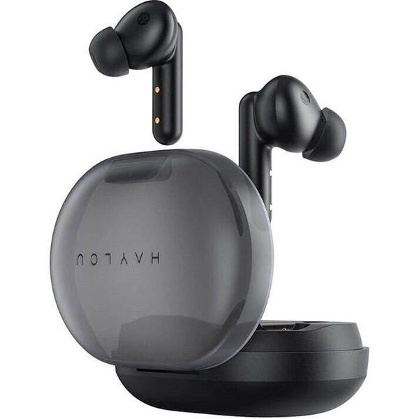 Наушники Haylou GT7 (черный, полупрозрачный кейс)