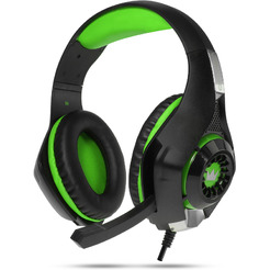Наушники CrownMicro CMGH-102T USB (зеленый)