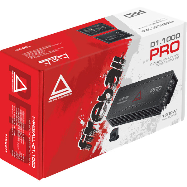 Автомобильный усилитель Aura Fireball-D1.1000 PRO