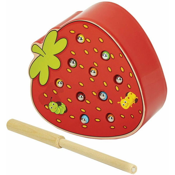 Развивающая игра BRAUBERG KIDS магнитная рыбалка "Червяки в клубнике" 665245