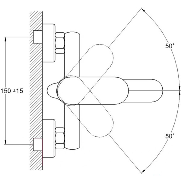 Смеситель для ванны ECONOCE EC0391