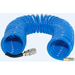 Шланг полиуретановый спиральный с фитингами FUBAG 8х12 10 м (170305)