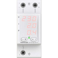 Реле напряжения Welrok VIP-63 red