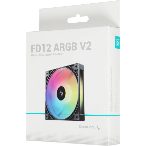 Вентилятор для корпуса DeepCool FD12 ARGB V2 R-FD12ARGBV2-BKAPN1-G