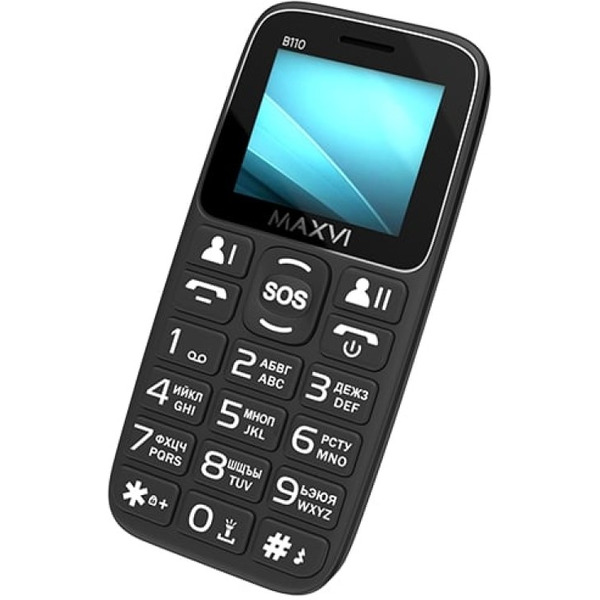 Мобильный телефон Maxvi B110 (черный)