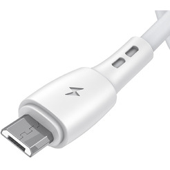 Кабель VIPFAN X05 USB-MicroUSB 3A 2 м (белый)
