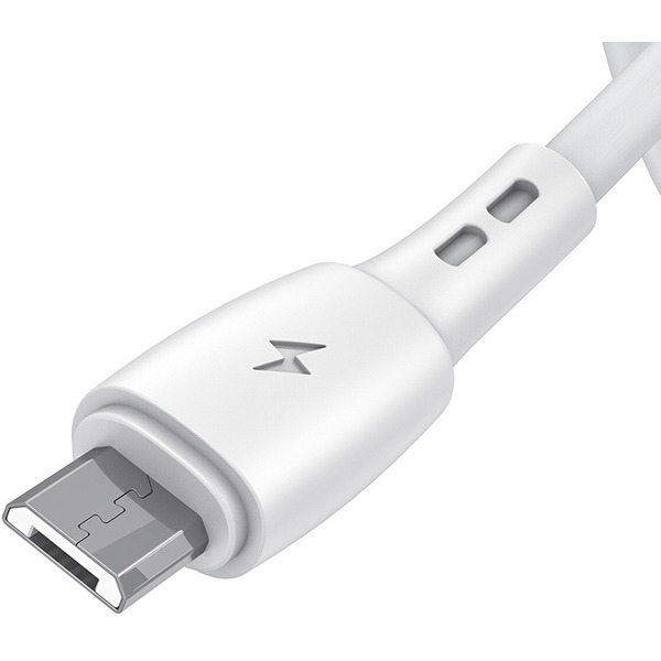 Кабель VIPFAN X05 USB-MicroUSB 3A 2 м (белый)