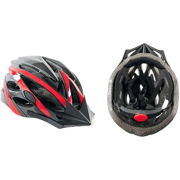 Cпортивный шлем Favorit IN20-M-RD (черный/красный)