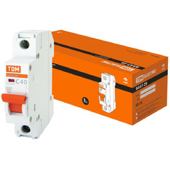 Автоматический выключатель TDM ВА47-29 1Р 40А 4,5кА х-ка С SQ0206-0078
