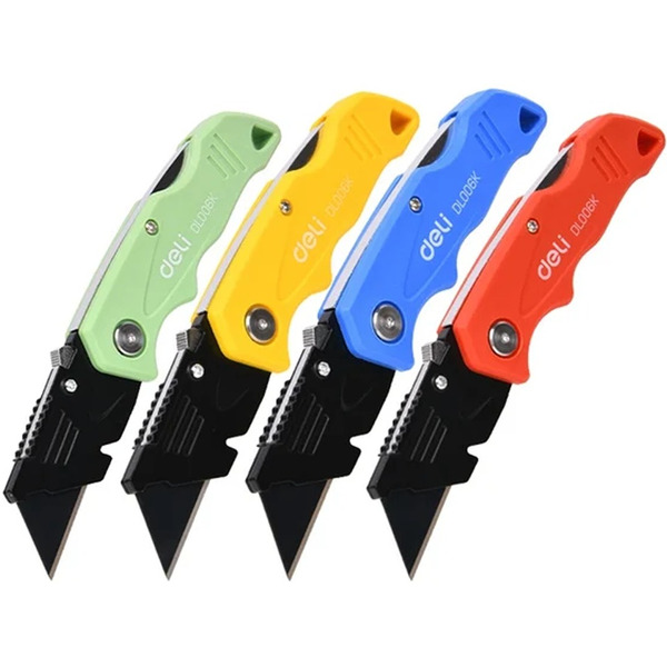 Нож строительный Deli EDL006K-4