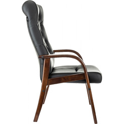 Офисный стул Бюрократ T-9928WALNUT-CF (черный)