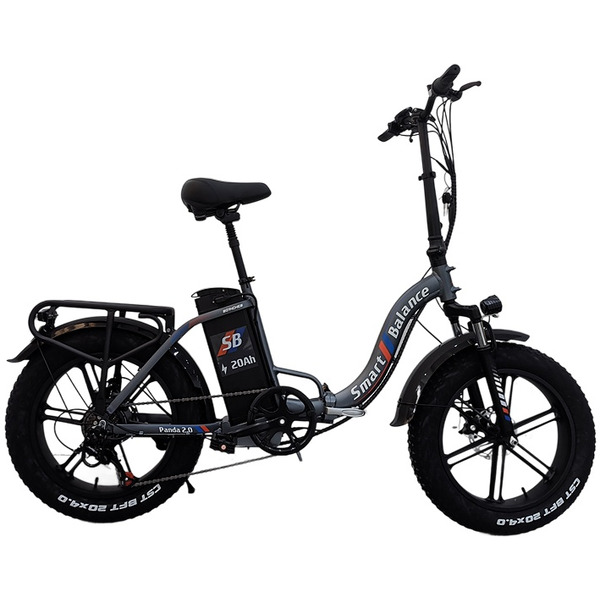 Электровелосипед Smart Balance Panda 20" (серый)