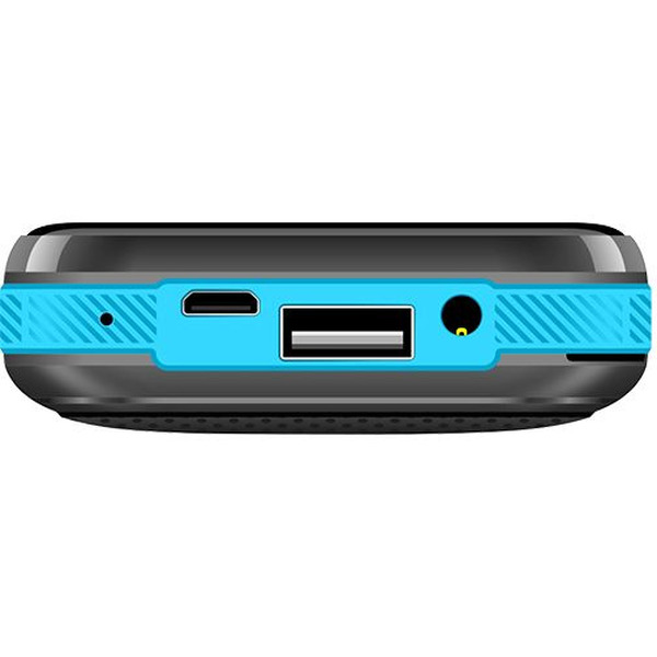 Кнопочный телефон BQ-Mobile BQ-2842 Disco Boom (черный/синий)