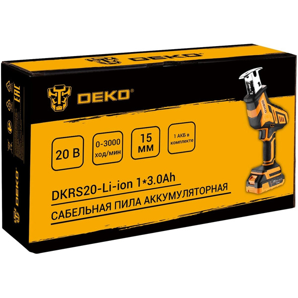 Сабельная пила Deko DKRS20 085-1069