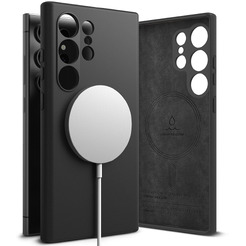 Чехол Ringke Silicone Magnetic Magsafe для Galaxy S24 Ultra (черный)