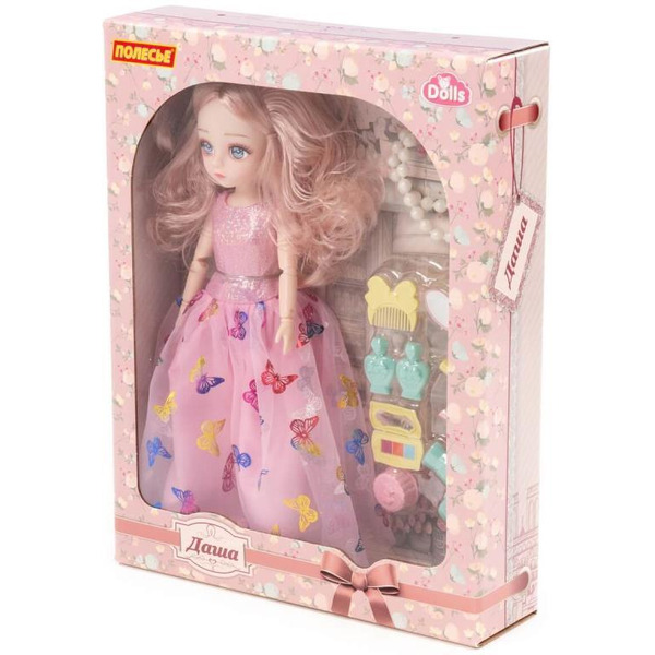 Кукла Полесье Даша на вечеринке + аксессуары (10 элементов) (в коробке №2) 2901