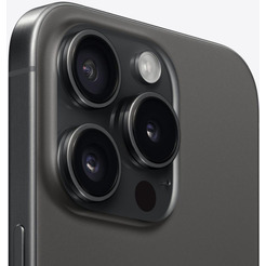 Смартфон Apple iPhone 15 Pro 256Gb SIM+eSIM восстановленный Rostock Грейд A (черный титан)