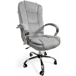 Кресло Calviano Bravo (серый велюр)