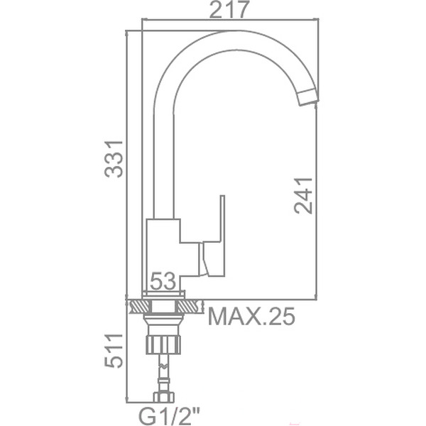 Смеситель Ledeme L4033B-2
