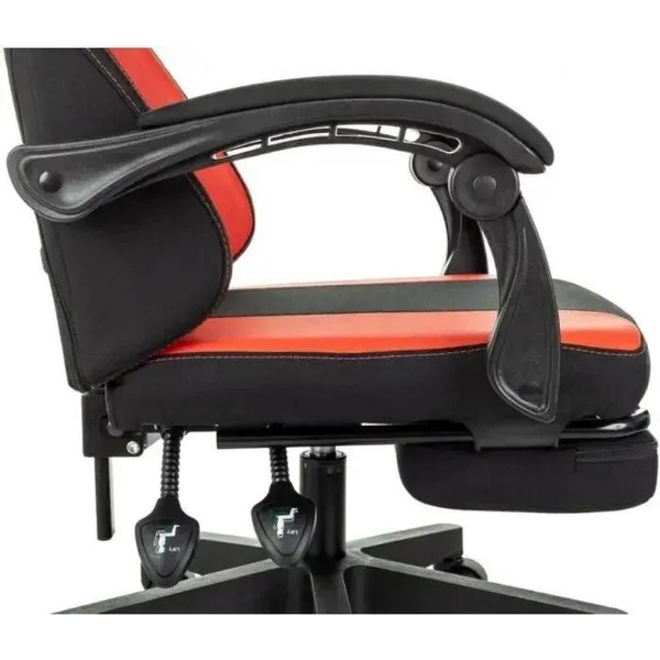 Кресло игровое ZOMBIE Weaver (черный/красный)