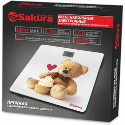 Напольные весы Sakura SA-5071BR (медвежонок)