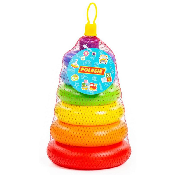 Пирамидка Полесье Колечко (7 элементов)