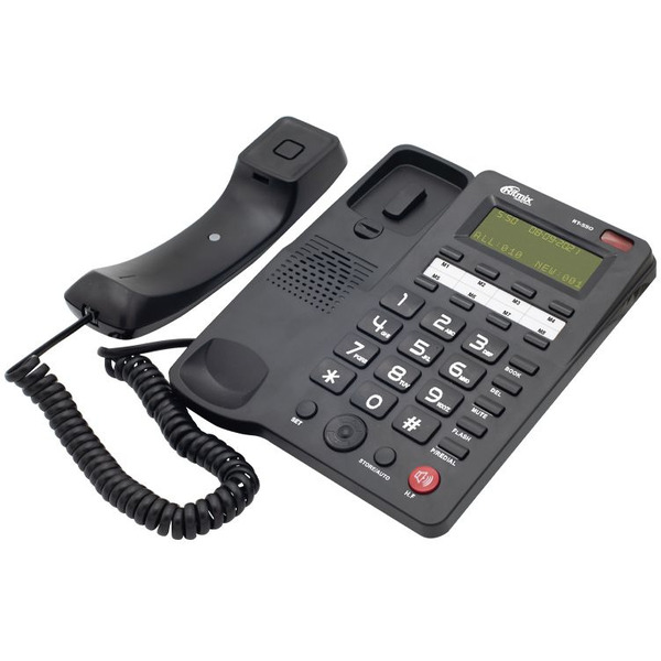 Проводной телефон Ritmix RT-550 черный