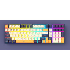 Клавиатура Ritmix RKB-602BL (синий/бежевый)